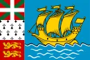 Flag of Saint Pierre and Miquelon (overs. Coll.)